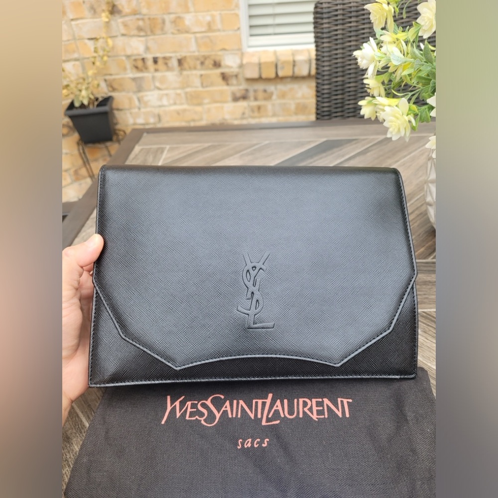 Yves Saint Laurent Black Clutch